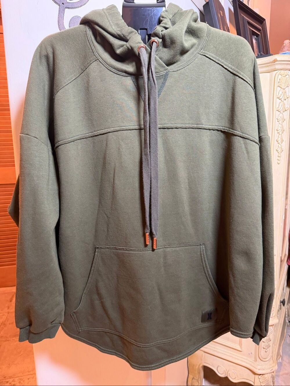 Savage X Fenty oversized hoodie olive green